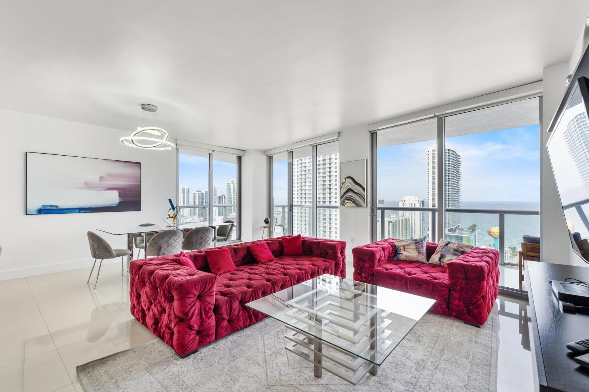 Beachwalk - Vip Tower - Oceanview Unit 3 Bedroom & 3 Bathroom * Hallandale Beach